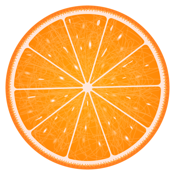 This is a basic orange logo